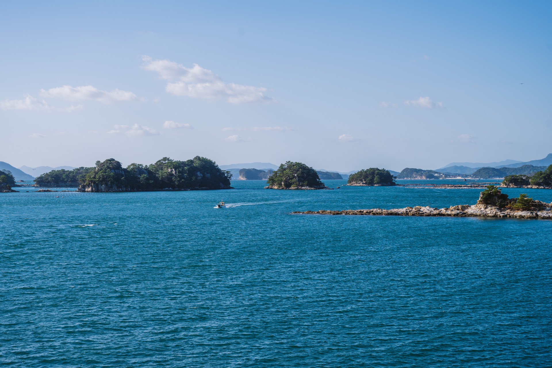 九十九島遊覧船からの風景