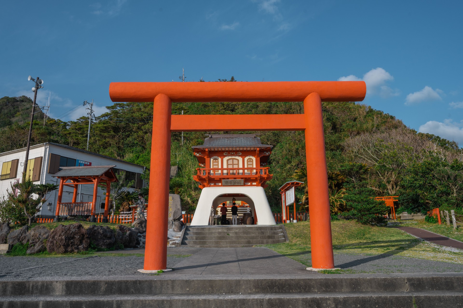 長崎鼻　龍宮神社　周辺