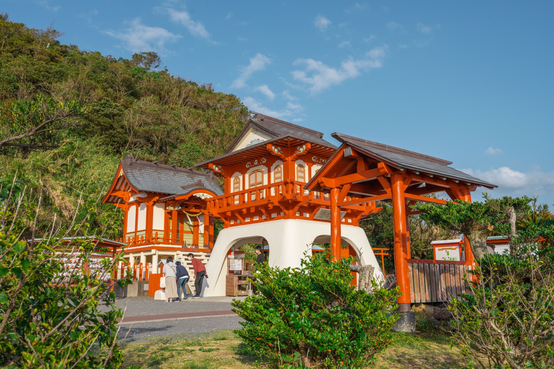 長崎鼻 龍宮神社 周辺