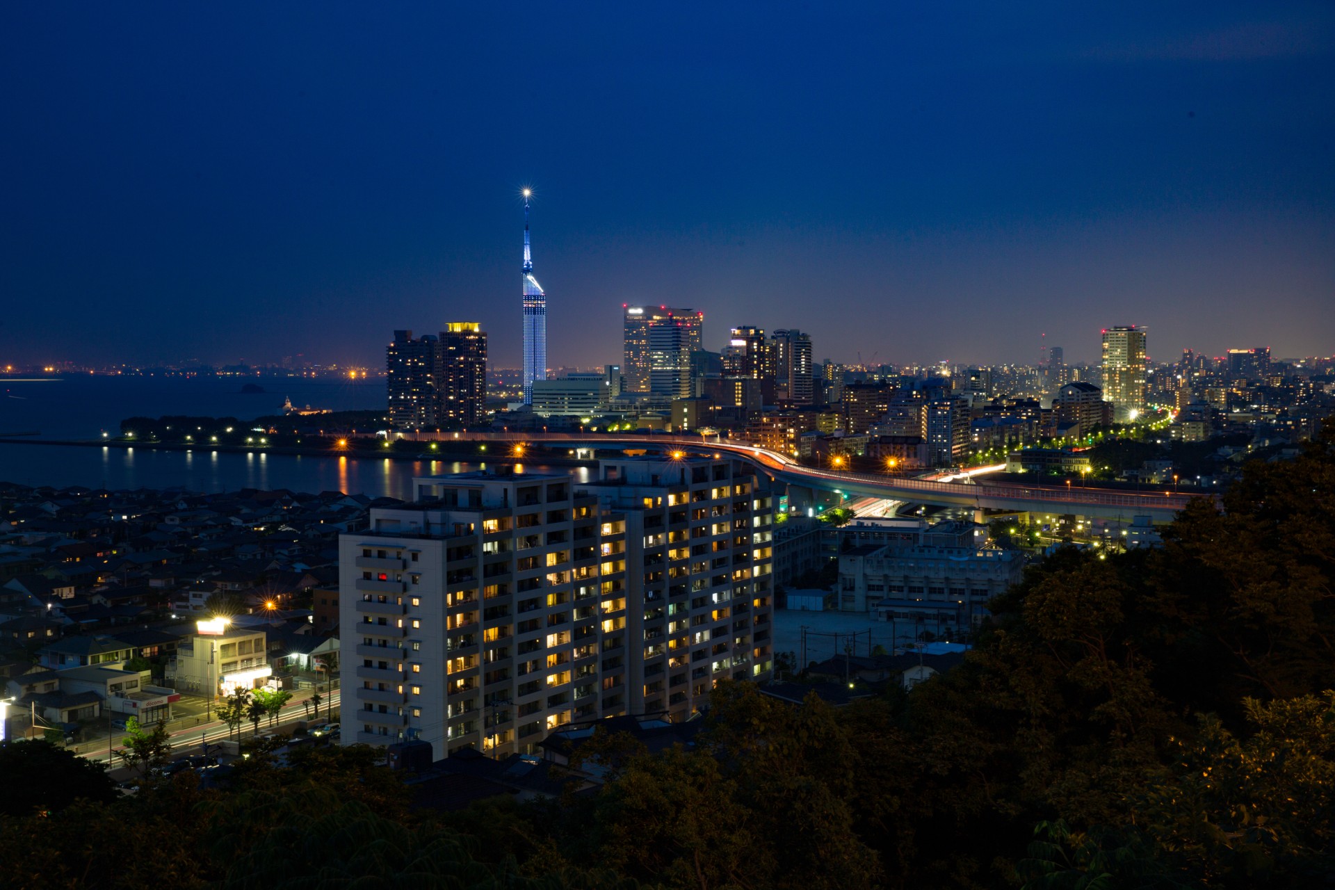 愛宕神社からの夜景